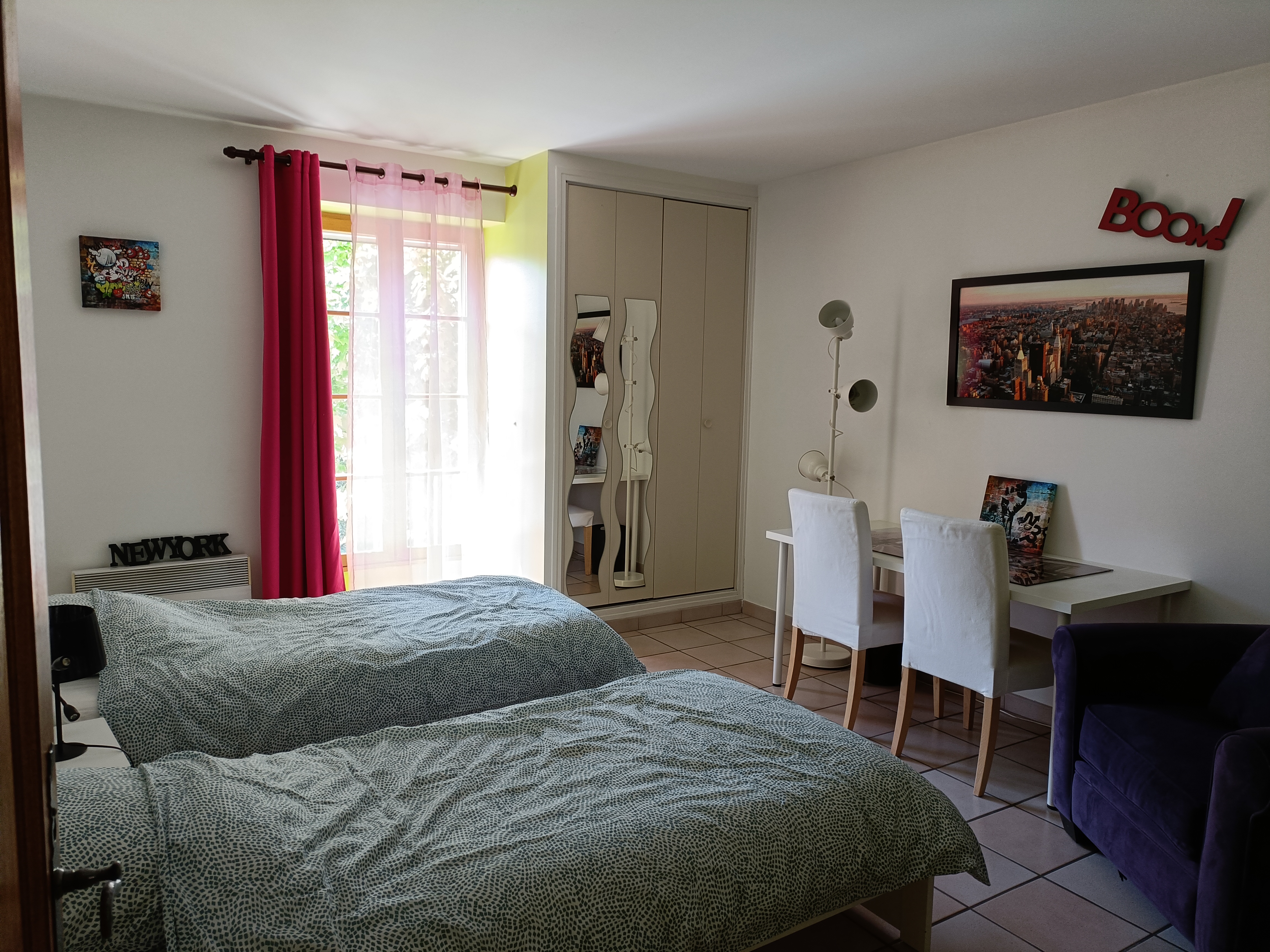 Chambre ambiance ado – Mas du Moulin